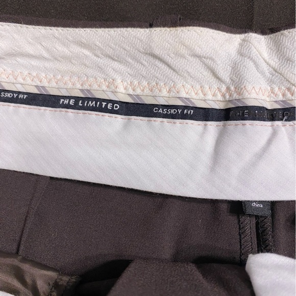 NEW Y2K The Limited Cassidy Fit Dark Brown Cropped Pants, Size 10 - Picture 4 of 6